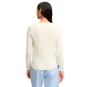 Superdry Cable V Neck Tröja (Dam)
