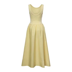 Polo Ralph Lauren 15/1 Linen-Wvn Maxi Klänning