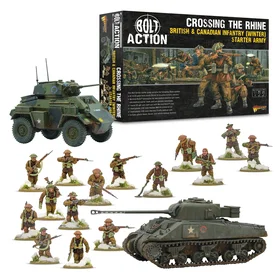 Warlord Games Crossing The Rhine British & Canadian Infantry (Winter)