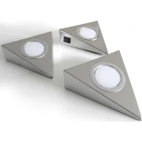 Loevschall Trekant LED Spot Light Stål (2 Pack)