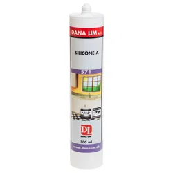 Dana Lim SILIKON A 571 Gjennomsiktig Lim 300 ml