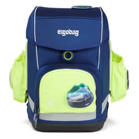 Ergobag Fluo Led Sidepocket Zip-set Patch One Size