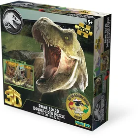 Prime 3D PRiME Jurassic World T-Rex vs Atrociraptors 200 Pieces