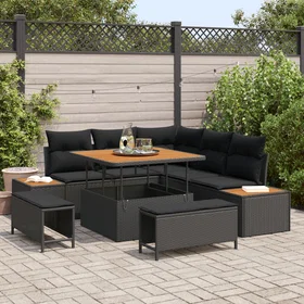 vidaXL Garden Sofa Set with Cushion 8 Pieces 3364854