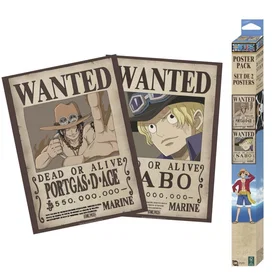 GB eye One Piece Wanted Sabo & Ace Chibi Posters 52x38cm lot de 2