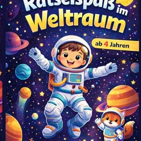 Weltraum Rymd Pusselbok