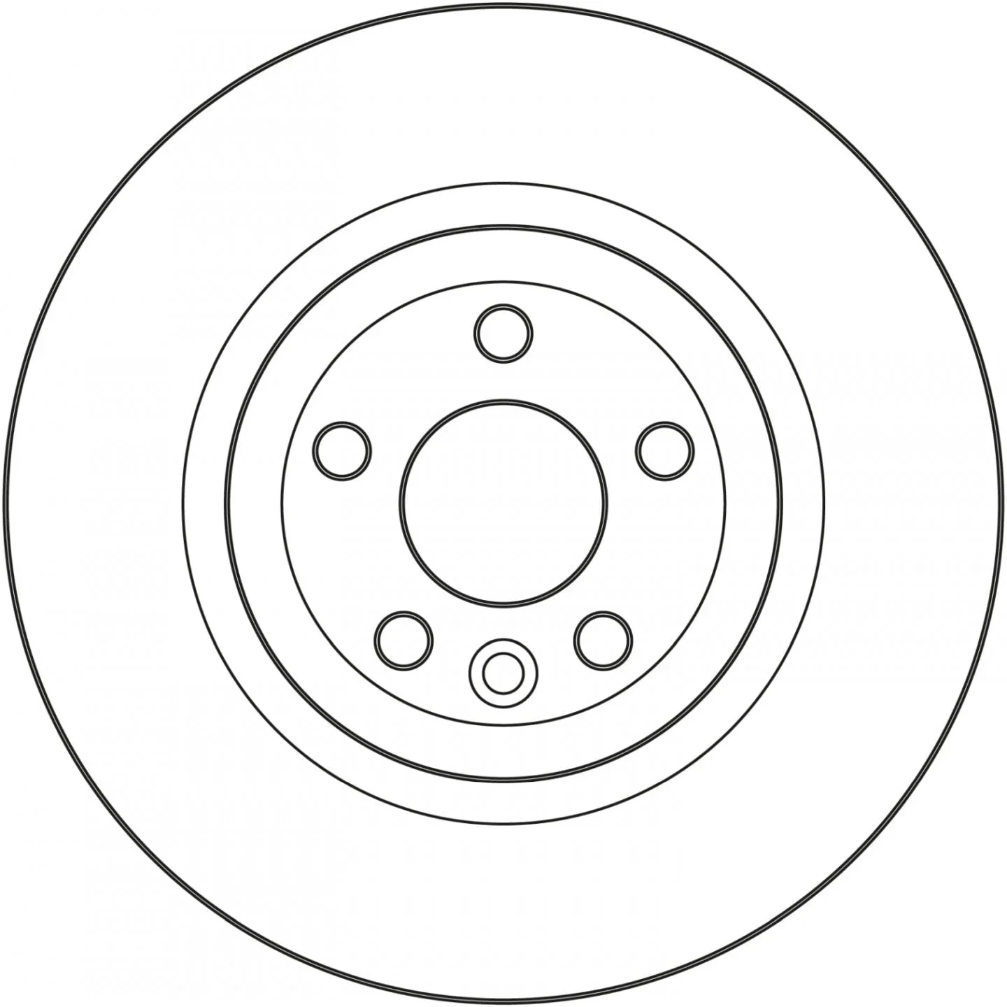 TRW Brake Disc DF4078