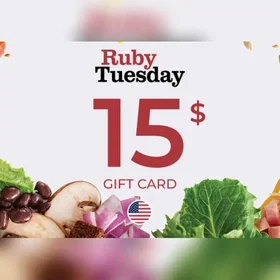 Ruby Tuesday Gavekort 15 USD