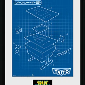 Tavla Space Invaders Bord