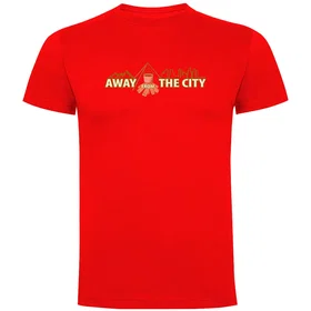 Kruskis Away From City Kortärmad T-shirt Röd 2XL (Herr)