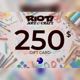Riot Art & Craft Gavekort 250 AUD