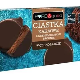 Pure Treat Pure&Good Cocoa Cookies with Brownie Cream 128g