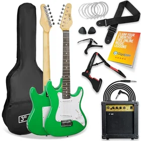 3rd Avenue Electric Guitar Green