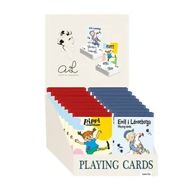 Astrid Lindgren Pelikort Display 16 pcs