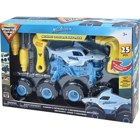 Monster Jam Mechanix 1:18 Build N ReBuild Megalodon