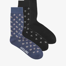 Jack & Jones Jaccentral Socks 3-pack (Herre)