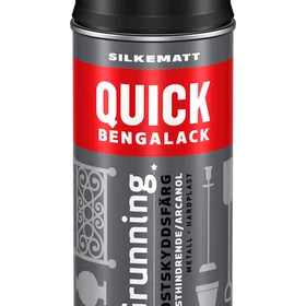 Quick Bengalack Grunning Silkematt Spraymaling 0,4 LITER