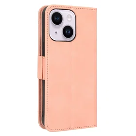 Moderne Läderfodral med Plånbok för iPhone 15