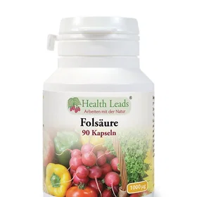 Health Leads acide folique 1000 mcg x 90 gélules