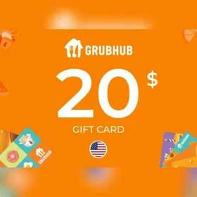 Grubhub Gavekort 20 USD