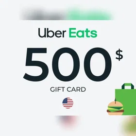Uber Eats gavekort 500 GBP