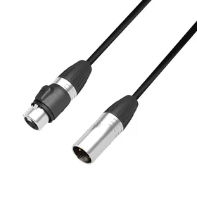 Adam Hall K4DGF0020IP65 4 STAR DMX 3-pole IP65 XLR female to 5-pole IP65 XLR mal