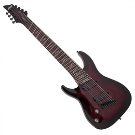 Schecter Omen Elite-8 Black Cherry Burst