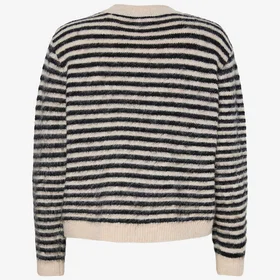 Pieces Pcjada Ls O-Neck Knit Pullover (Dam)