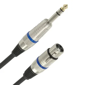 Gear4music XLR (F) Balanced 1/4 Jack Pro Cable 9m JACK-XLRF-E-INS-10