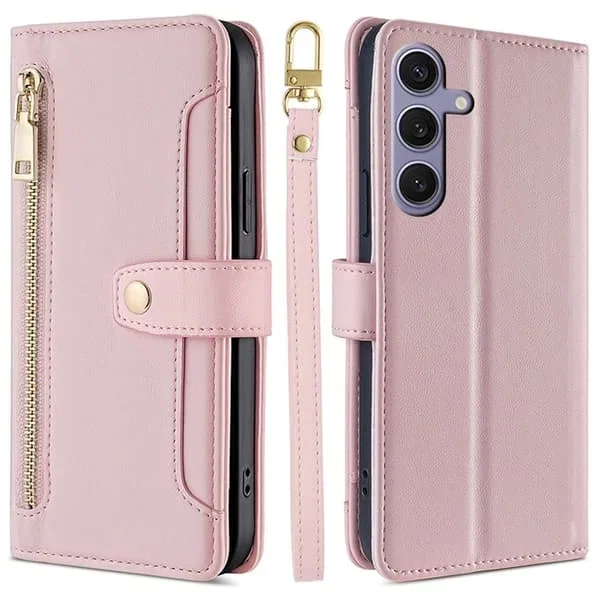 Samsung Vegan Leather Wallet Case for Galaxy S24 Plus