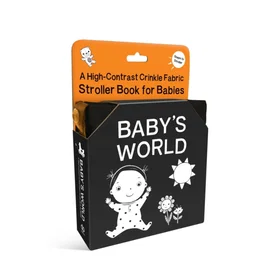 Sourcebooks Korkea-kontrastinen kruskele kangas stroller-kirja