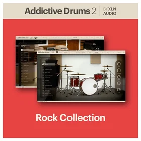 XLN Audio Addictive Drums 2 Rock Collection Audio Production Software
