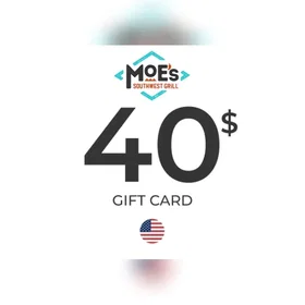 Moe’s Southwest Grill Gavekort 40 USD