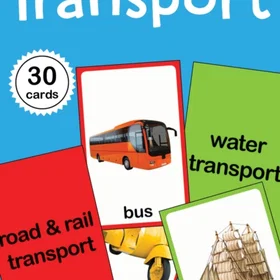 Prakash Ensimmäiset Flashkort Transport 9789354402814