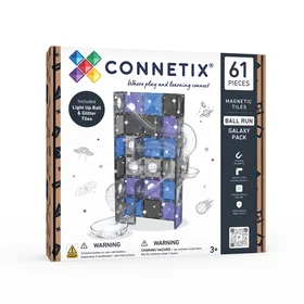 Connetix Magneettilalat: Ball Run Galaxy Pack