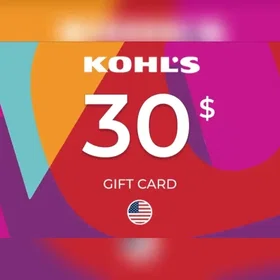 Kohl's Presentkort 30 USD