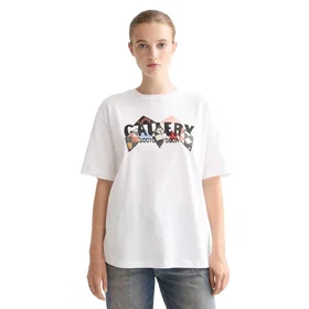 Scotch & Soda Elevated Artwork Loose Fit Short Sleeve T-shirt (Dam)