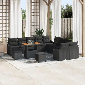 vidaXL Garden Sofa Set with Cushion 13 Pieces 3362714