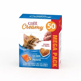 Catit Creamy Lick Paste Lohi & Katkarapuja 50 x 10g