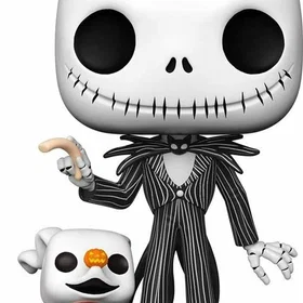 Funko The Nightmare Before Christmas Jack Skellington With Zero #809 25cm