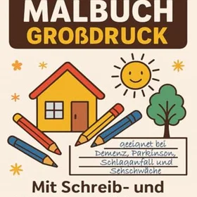 MIT Malen nach Zahlen Malbuch für Erwachsene und Senioren: Malbuch Großdruck Spaß, einfach, einfach, Schmetterlinge, Tiere, Blumen... Stress