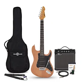 Gear4music LA Select Guitare Électrique Naturelle