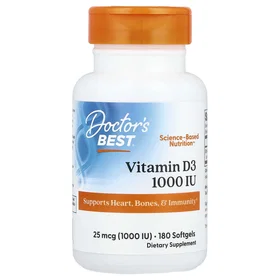 Now Foods Vitamin D3 1000IU 180 Tablets