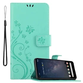 Cadorabo Floral Wallet Case for Google Pixel 4A 5G