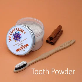The Clay Cure Sweet Kiss Ceylon Cinnamon Tandpasta Pulver 70g