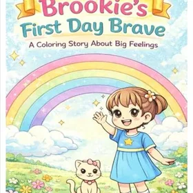 Brookie's First Day Brave Färgläggningsbok