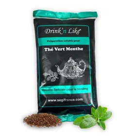Drink'n Thé Vert Menthe Instant Poudre 10Kg