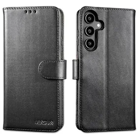 LENSUN Étui portefeuille en cuir pour Samsung Galaxy A55