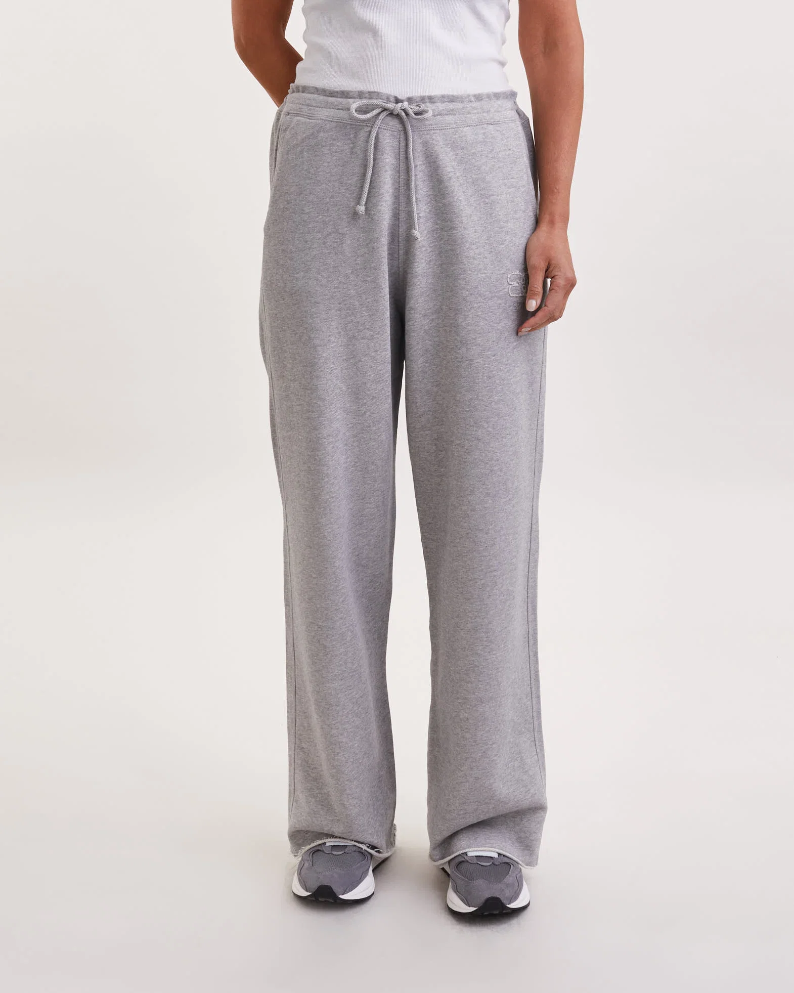 Ganni Light Isoli Wide Leg Trousers (Women's)