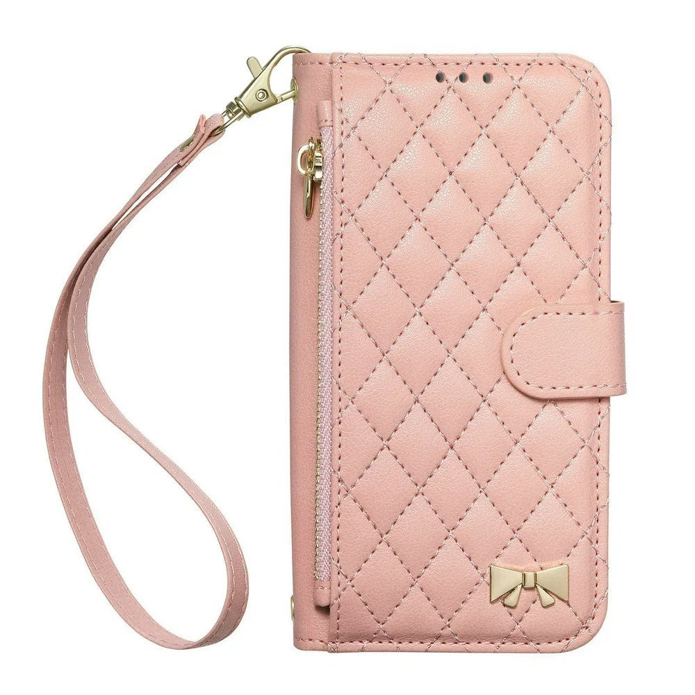 Eiderwood Faux Leather Flip Case with Texture and Strap for iPhone 18 Pro/17 Pro